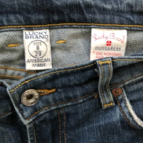 ❗️SOLD❗️LUCKY BRAND ‘Sundown’ High Rise Straight Leg Jeans Size 29 - Picture 4 of 4